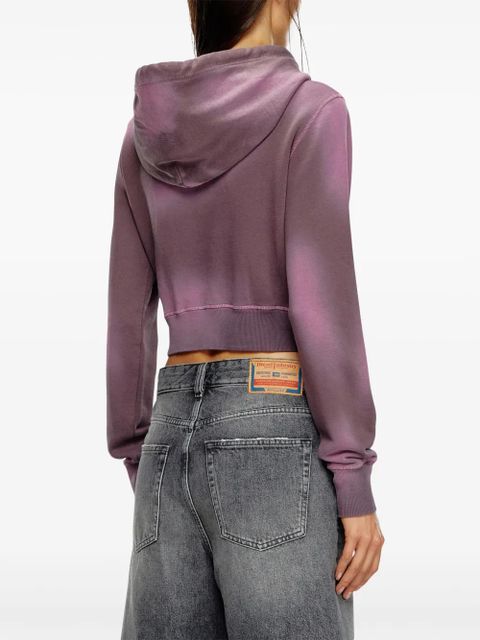 Diesel F-Slimmy embroidered logo hoodie - Pink - zdjęcie produktu nr 2