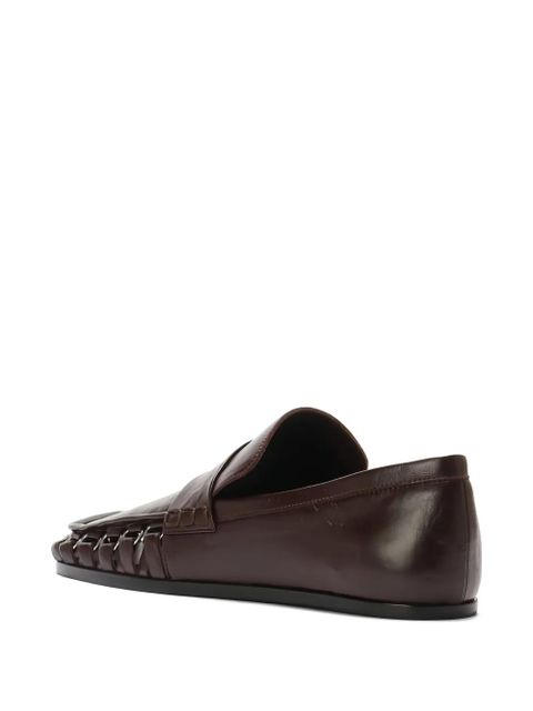 Jil Sander square.-toe loafers - Brown