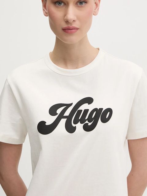 HUGO t-shirt bawełniany