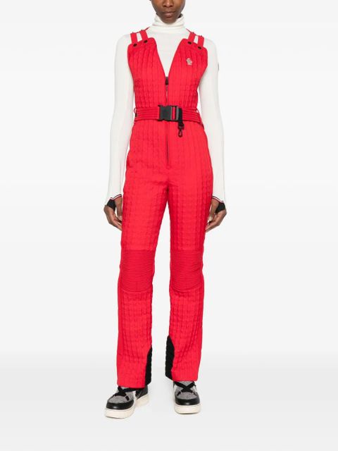 Moncler Grenoble textured belted jumpsuit - zdjęcie produktu nr 2