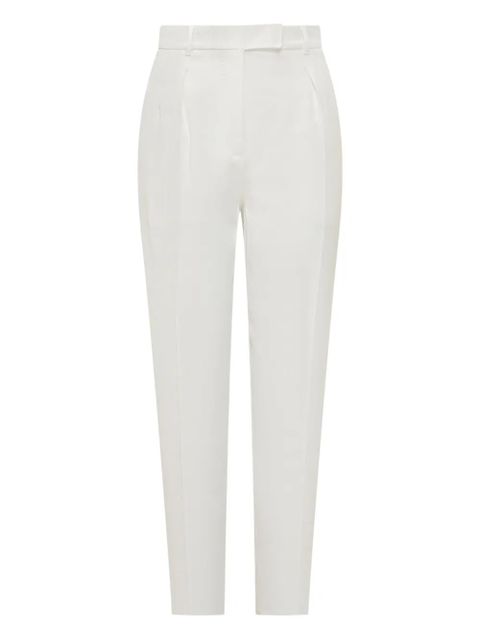 Max Mara pleated tapered trousers - White - zdjęcie produktu nr 1