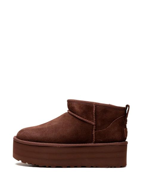 UGG Classic Ultra Mini Platform "Burnt Cedar" boots - Brown