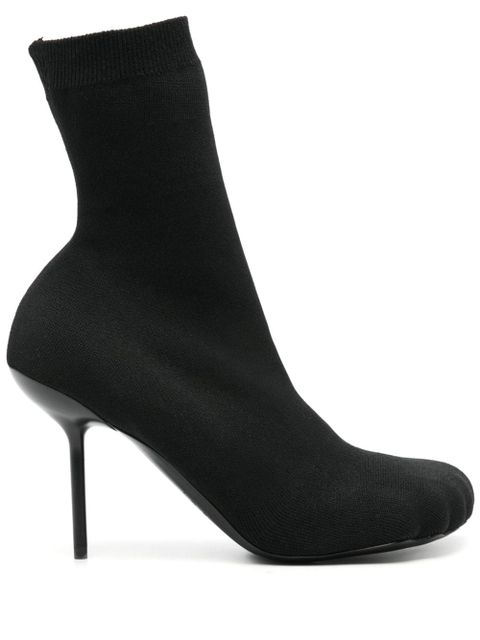 Balenciaga 100mm knitted ankle boots - Black - zdjęcie produktu nr 1