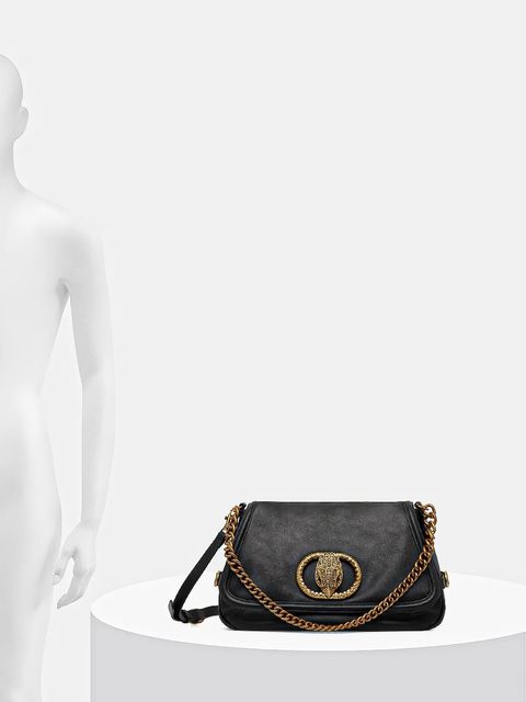 Kurt Geiger London torebka skórzana CHELSEA kolor czarny 5045300189