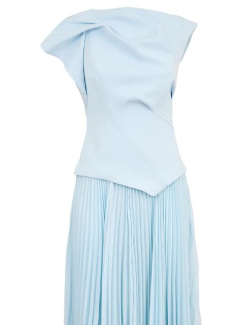 Acler Cornmore pleated midi dress - Blue
