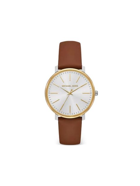 Michael Kors Pyper gold-tone 38mm watch set - Silver - zdjęcie produktu nr 1