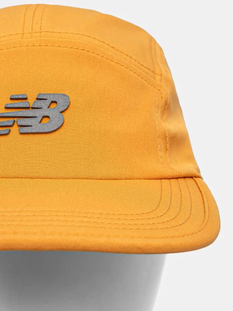 New Balance czapka z daszkiem Performance kolor pomarańczowy z nadrukiem LAH51001SIZ
