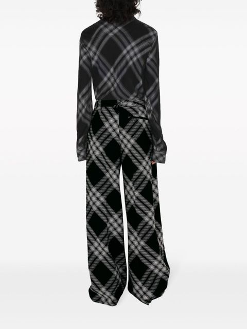 Burberry Vintage Check wool trousers - Black