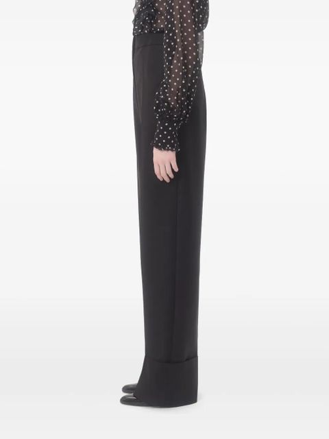 Valentino Garavani virgin wool trousers - Black - zdjęcie produktu nr 2