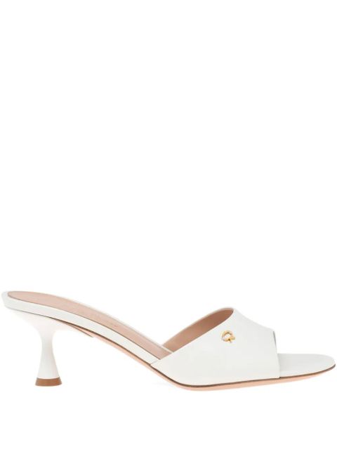 Gianvito Rossi 55mm Ascent mules - White - zdjęcie produktu nr 1