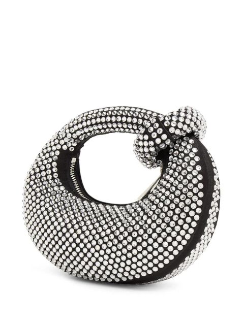 JW Pei Abacus crystal-embellished shoulder bag - Black - zdjęcie produktu nr 2