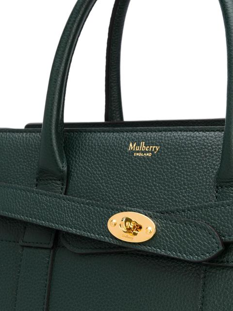 Mulberry Bayswater logo tote bag - Green