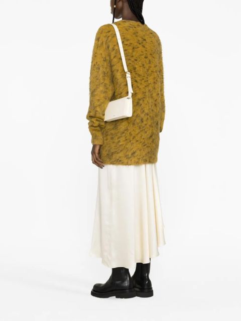 Jil Sander logo-stamp leather shoulder bag - Neutrals - zdjęcie produktu nr 2