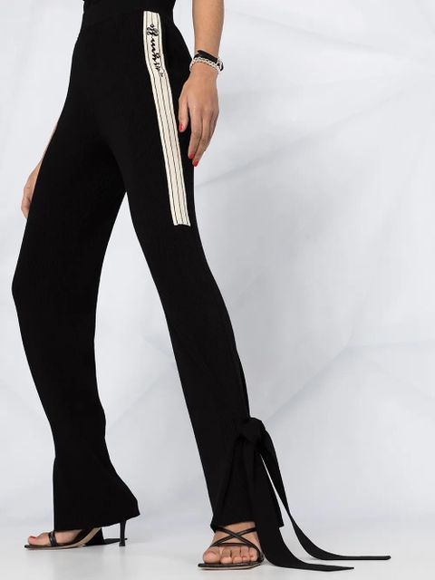 Off-White side stripe-detail track pants - Black