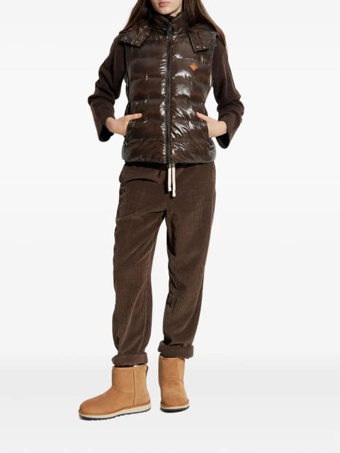 American Vintage corduroy drawstring trousers - Brown - zdjęcie produktu nr 2