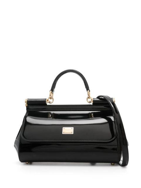 Dolce & Gabbana medium Elongated Sicily tote bag - Black - zdjęcie produktu nr 1