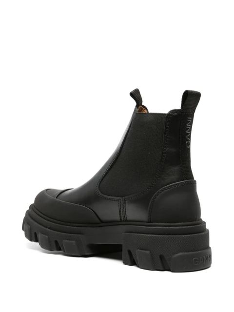 GANNI ankle Chelsea boots - Black