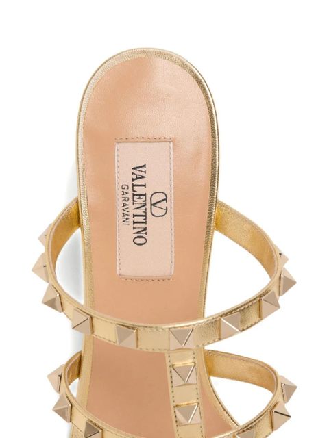 Valentino Garavani 60mm Rockstud sandals - Gold