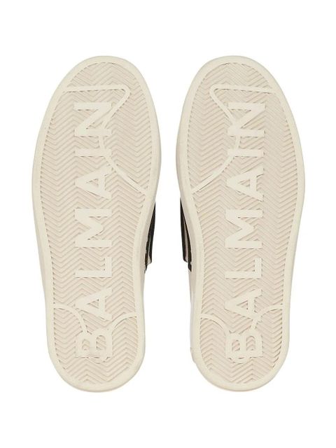 Balmain B-Court monogram sneakers - White