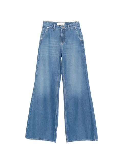 Blumarine button-detail jeans - Blue - zdjęcie produktu nr 1