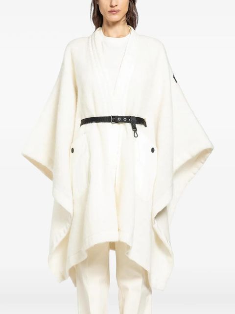Moncler Grenoble pocket belted cape - Neutrals - zdjęcie produktu nr 1