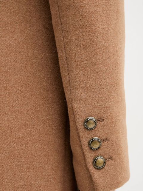 Barbour płaszcz COTTESMORE kolor brązowy LWO0254