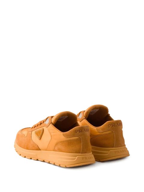 Prada Prax 2.0 suede running sneakers - Orange