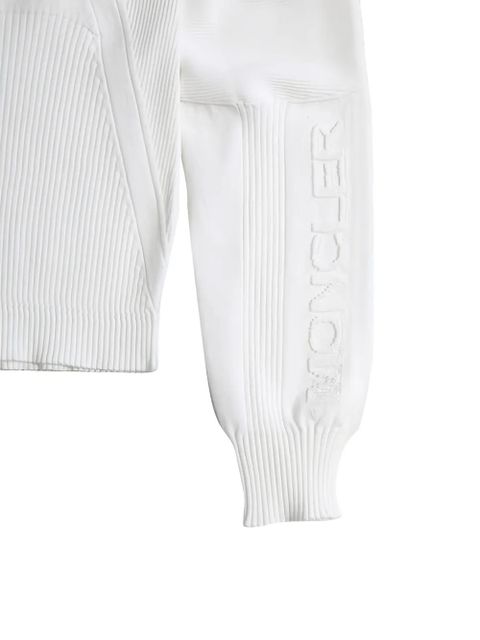 Moncler Grenoble ribbed sweater - Neutrals