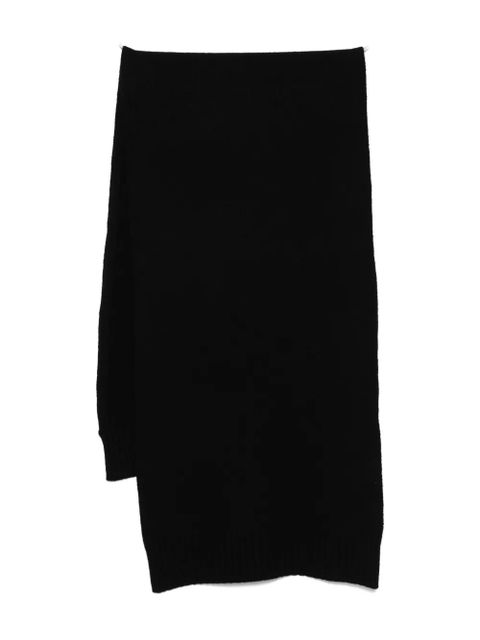 Jil Sander wool scarf - Black