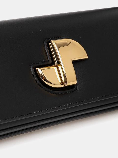 Patou torebka skórzana kolor czarny BA0245000