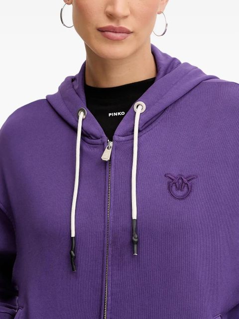 PINKO hooded zipped hoodie - Purple