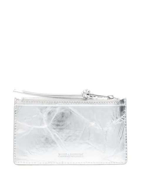 Zadig&Voltaire Long Eternal metallic coin purse - Silver