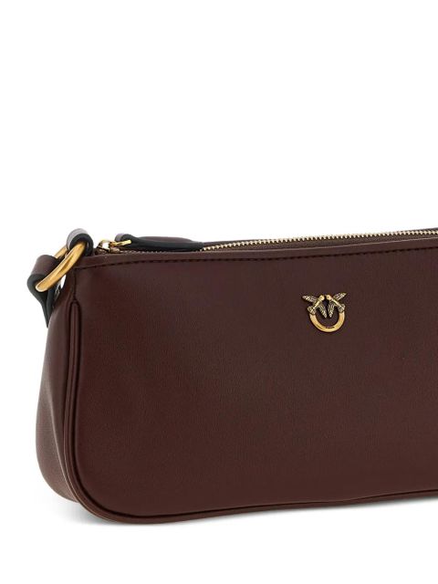 PINKO Love Birds half moon cross body bag - Brown