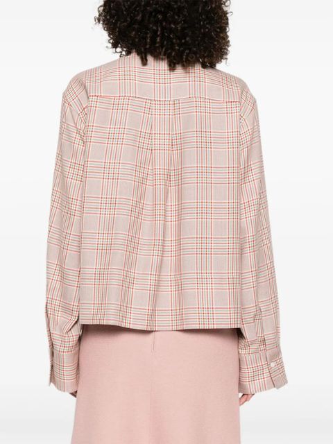 Jil Sander checked-pattern button-down shirt - Neutrals