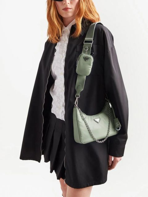 Prada Re-Edition 2005 Re-Nylon shoulder bag - Green