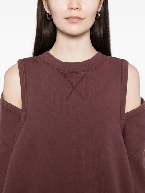 Jean Paul Gaultier cut-out sweatshirt - Blue