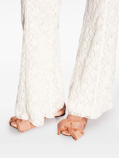 Lanvin bow-detail ballerina shoes - Pink