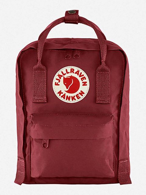 Fjallraven plecak Kanken Mini kolor czerwony mały z aplikacją F23561.326-326