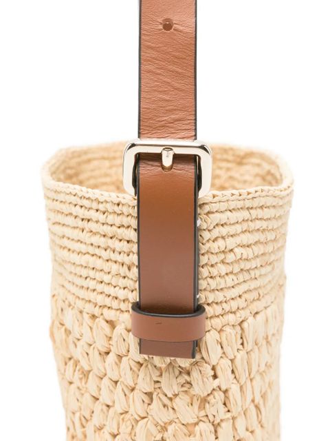 Manebi woven-raffia shoulder bag - Neutrals