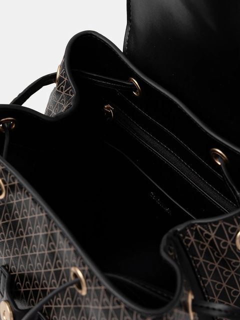 Calvin Klein plecak damski kolor czarny mały wzorzysty LV04F3271G