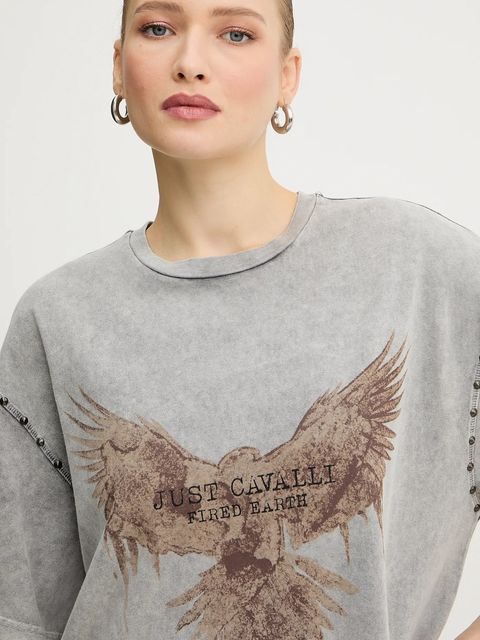 Just Cavalli t-shirt bawełniany