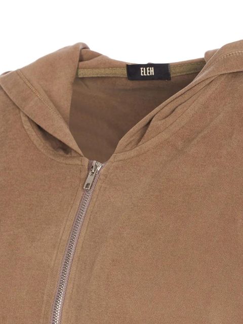 Eleh zip-front hoodie - Neutrals - zdjęcie produktu nr 2