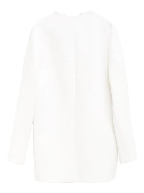 KHAITE v-neck dress - White