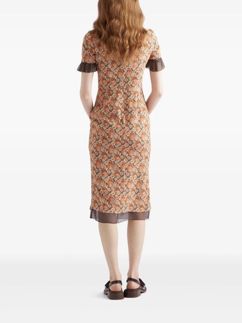 Prada Floral print dress - Orange