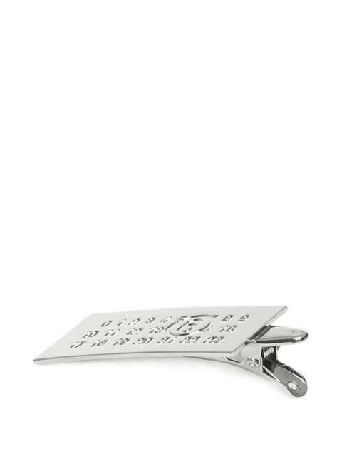 MM6 Maison Margiela Numeric hair clip - Silver