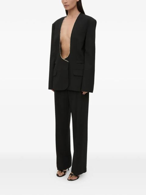 Christopher Esber Retract Shawl blazer - Black