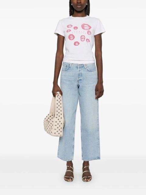 RE/DONE Women Talking T-shirt - White - zdjęcie produktu nr 2