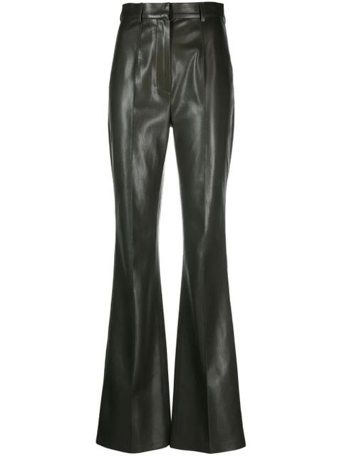 Nanushka Leena faux-leather trousers - Green - zdjęcie produktu nr 1