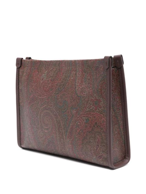 ETRO paisley-print clutch bag - Brown - zdjęcie produktu nr 2