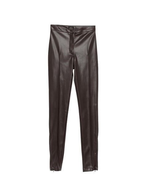 PINKO New Patitz zip-fastening trousers - Brown - zdjęcie produktu nr 1
